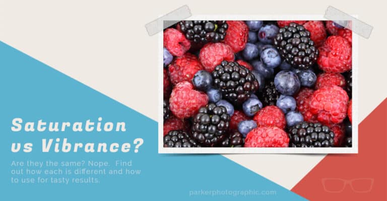 Saturation vs Vibrance
