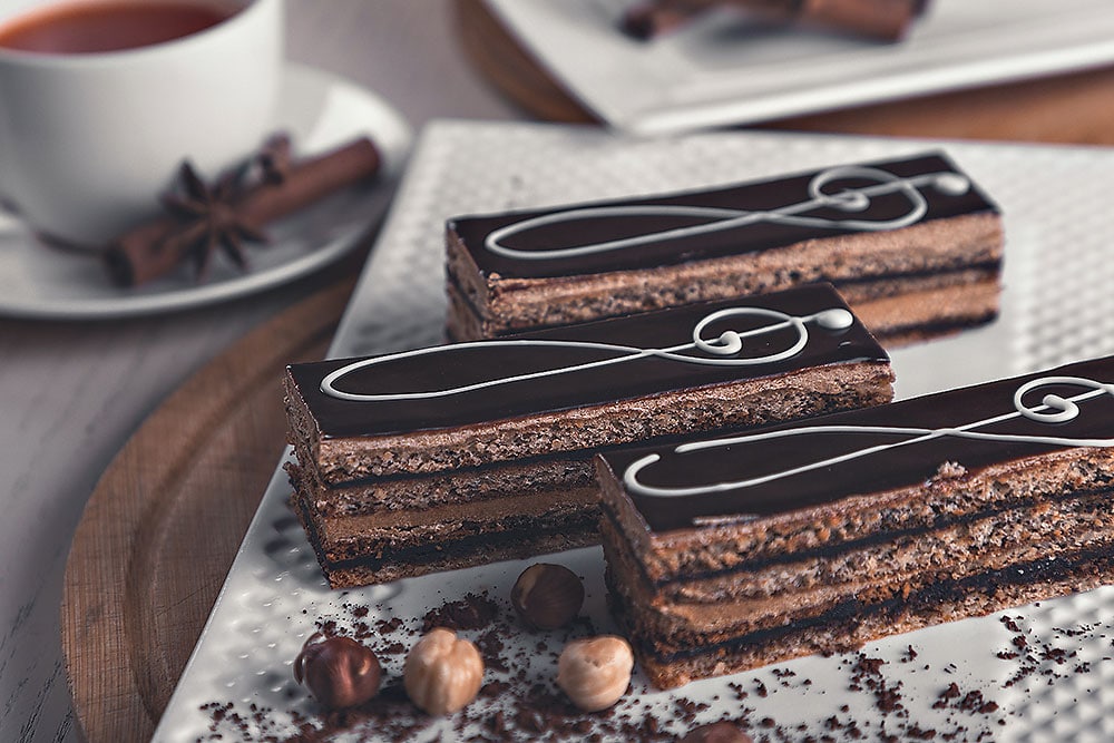 chocolate in threes
