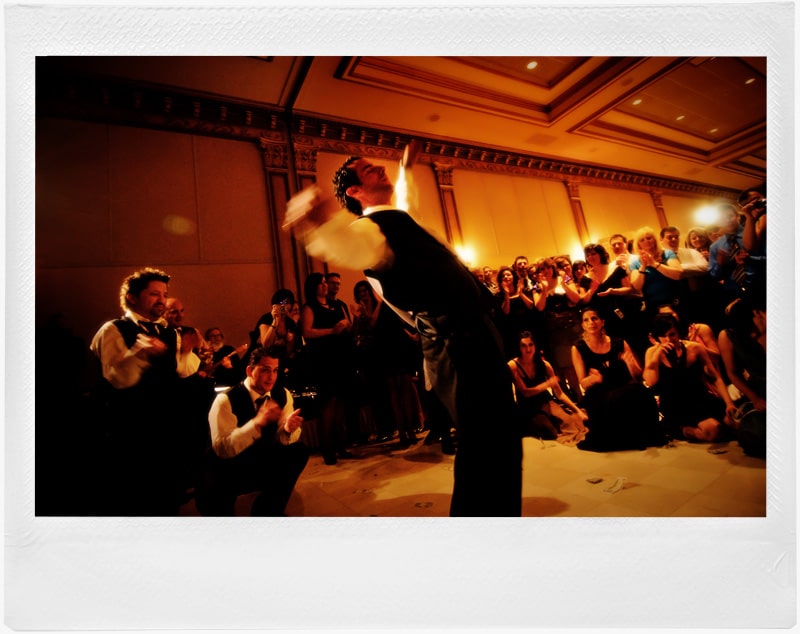 slow shutter to capture the movement