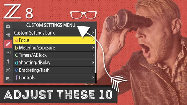 customize menu settins